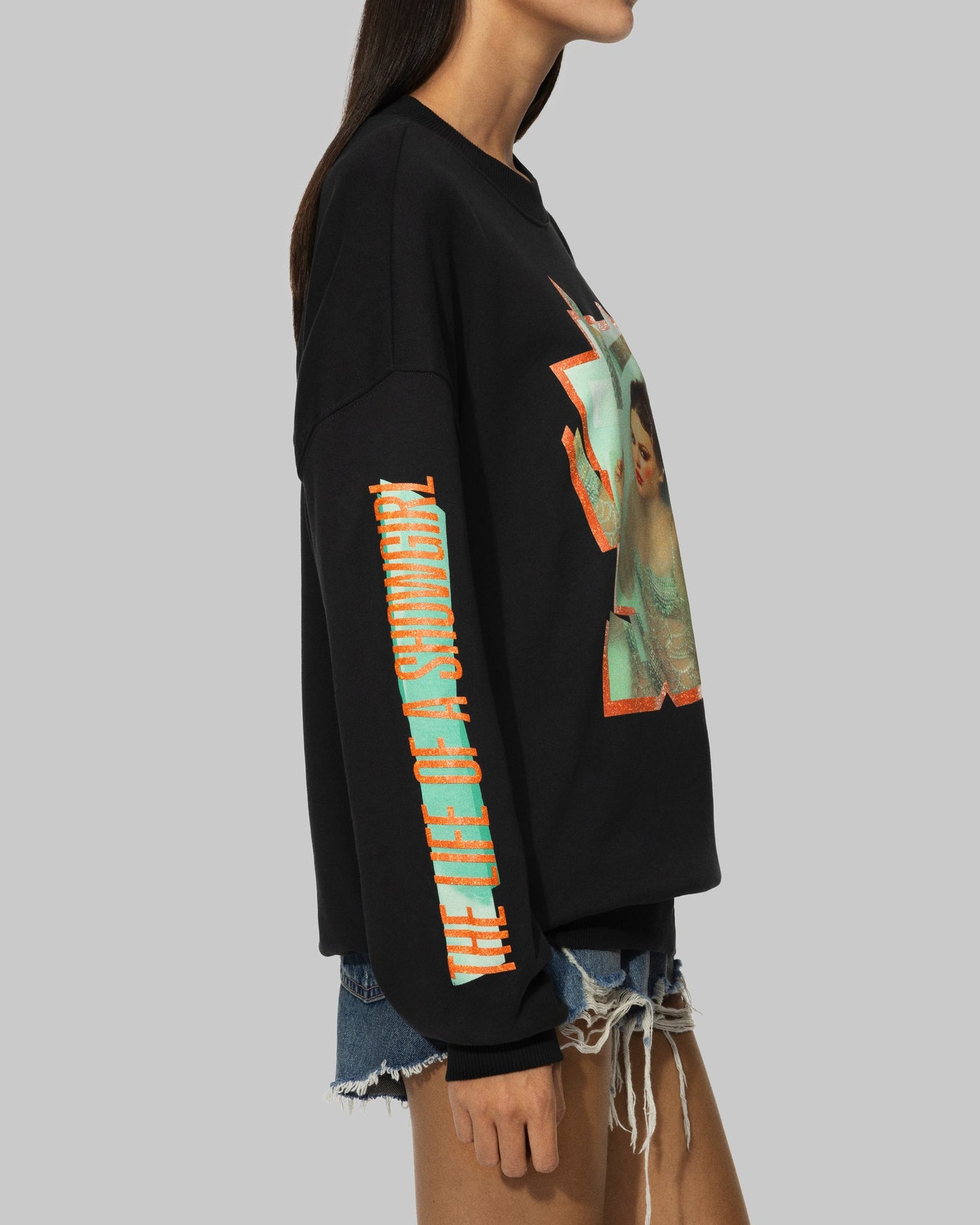 Conjunto de moletom com gola redonda The Life of a Showgirl